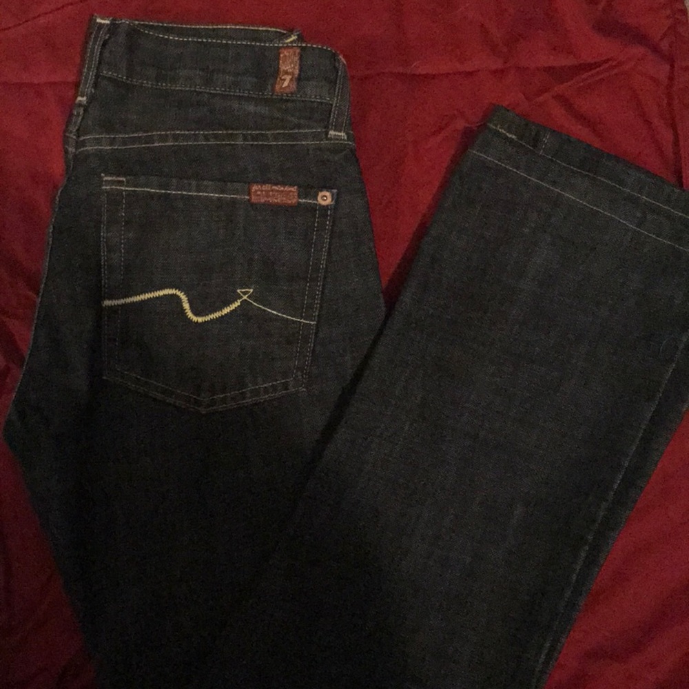 Seven for all mankind dark wash jeans